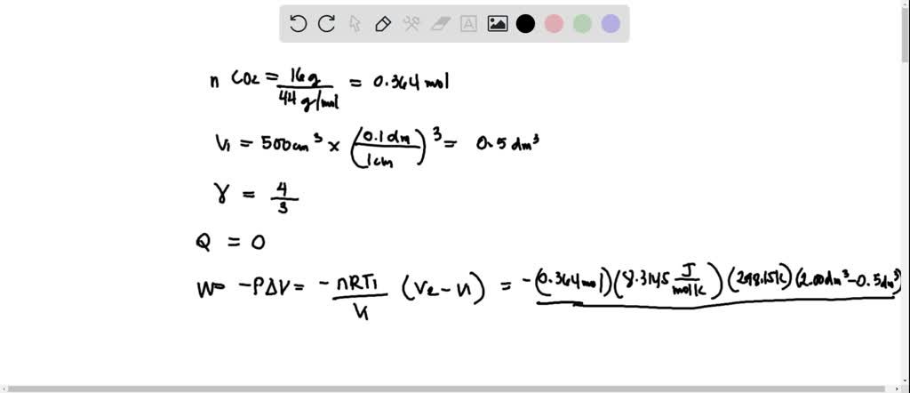 Solved Calculate The Final Temperature Of A Sample Of Carbon Dioxide