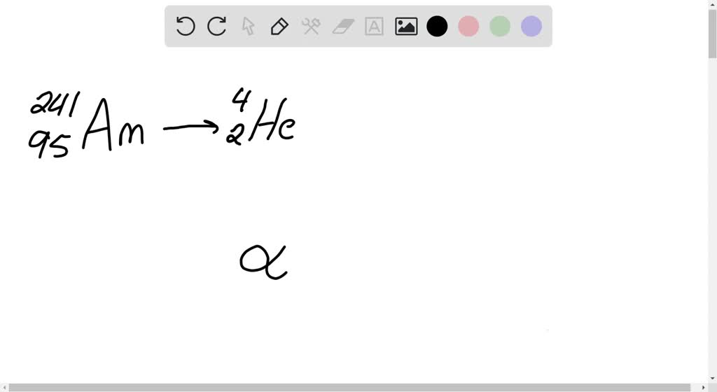 SOLVED When the radioactive nuclide undergoes alpha particle emission