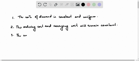 what-assumptions-are-made-when-using-the-simplest-version-of-the-economic-order-quantity-e00-decisio-87296