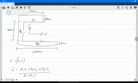 locate-the-centroid-c-of-the-composite-shape-in-the-figure-below-with-respect-to-origin-of-the-x-and-y-axis40-points-calculate-the-moments-of-inertia-ixand-iy60-points-100-mm-30-mm-200-mm-17-59498