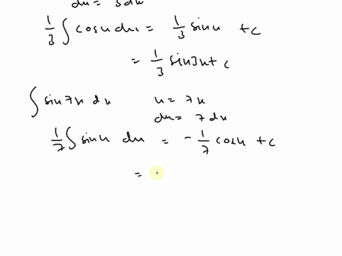 for-problems-5-_-14-use-the-suggested-to-find-du-and-rewrite-the-integral-in-terms-of-uand-du-then-find-an-antiderivative-in-terms-of-and-finally-rewrite-your-answer-in-terms-of-5-cos3x-dx-u-80655