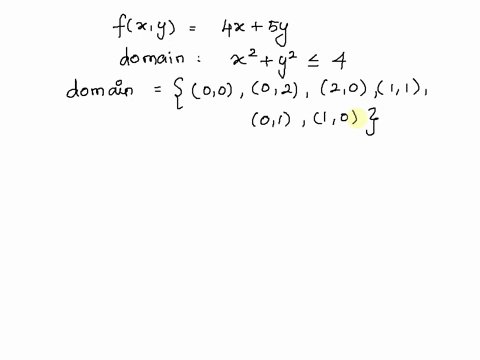 question-find-the-absolute-maximum-and-minimum-of-fzy-4x-5y-within-the-domain-2-y-4-please-show-your-answers-to-at-least-decimal-places-enter-dne-if-the-value-does-not-exist-absolute-minimum-94915