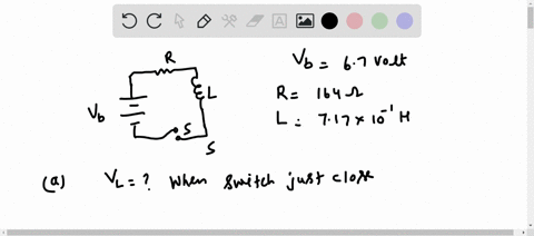 consider-the-circuit-shown-in-the-figure-a-what-is-the-voltage-across-the-inductor-in-the-instant-just-after-the-switch-is-closed-use-the-following-data-vb-670-v-r-1640-q-l-717x10-1-submit-a-62348