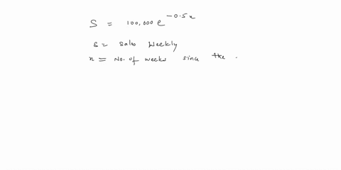 sales-decay-the-sales-of-product-decline-after-the-end-ofan-advertising-campaign-with-the-sales-decay-given-by-100quue-where-represents-the-weekly-sales-and-represents-the-number-of-weeks-si-49262