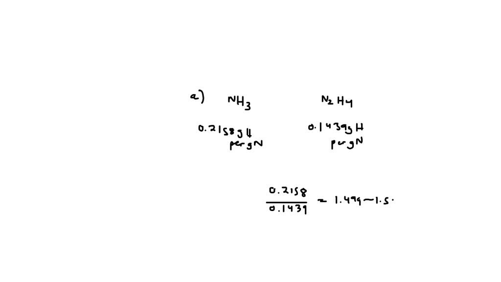 SOLVED Applying Law Of Multiple Proportions The Following Table Solved applying law of multiple proportions the following table