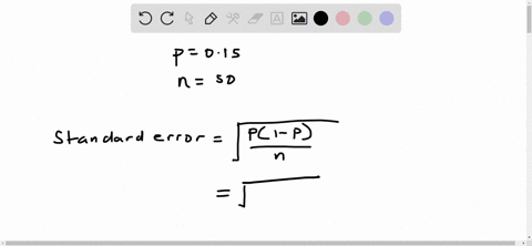consider-random-samples-of-size-50-from-a-population-with-proportion-015-find-the-standard-error-of-the-distribution-of-sample-proportions-round-your-answer-for-the-standard-eror-t0-lhree-de-38531