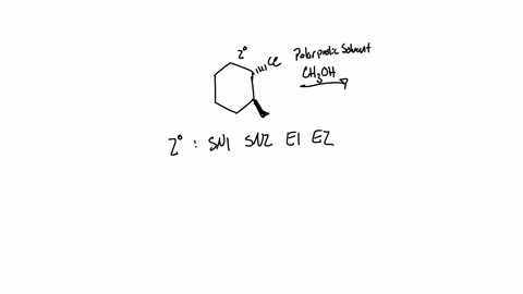 part-a-draw-the-product-formed-when-the-structure-shown-below-undergoes-solvolysis-in-chzoh-interactive-3d-display-mode-cl-draw-the-molecule-on-the-canvas-by-choosing-buttons-from-the-tools-20986