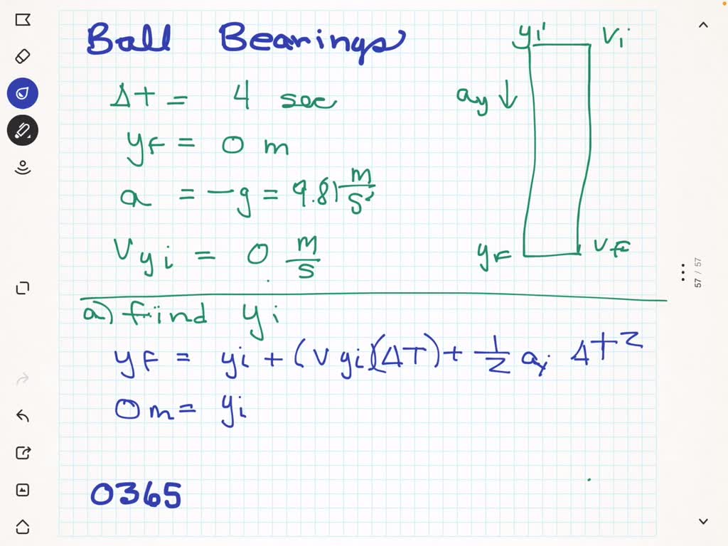 SOLVED Ball bearings are made by letting spherical drops of molten