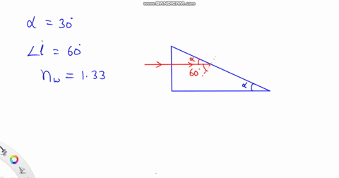 light-is-incident-along-the-normal-to-face-ab-of-a-prism-that-has-refractive-index-n-and-an-angle-308-as-shown-in-figure-1-when-the-prism-is-in-air-the-light-undergoes-total-internal-reflect-74013
