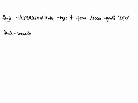 in-linux-please-provide-a-complete-command-showing-the-options-and-parameters-that-will-find-and-print-just-the-relative-path-and-file-names-of-files-in-the-hw4-directory-and-any-sub-directo-35398