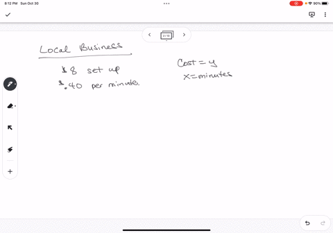 a-local-business-rents-computer-time-for-a-8-setup-charge-and-040-for-every-minute-the-computer-is-used-write-an-equation-to-represent-the-cost-y-of-using-the-computer-for-x-minutes-how-much-43178