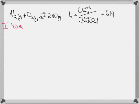 suppose-a-250-ml-flask-is-filled-with-10-mol-of-0-and-l7-mol-of-no-the-following-reaction-becomes-possible-nz-202-2no-the-equilibrium-constant-k-for-this-reaction-is-619-at-the-temperature-o-65697