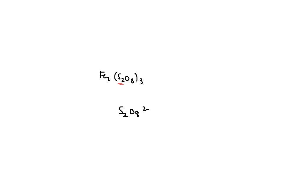 s2o8 2 oxidation number reaction