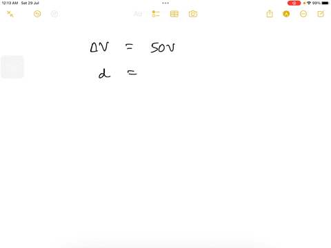 two-parallel-plates-are-changed-to-produce-potential-diffence-of-50v-if-the-seperation-between-the-plates-is-0050m-calculate-the-magnitude-of-the-electric-field-in-the-space-between-the-plates