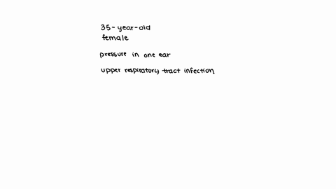 a-35-year-old-female-presents-with-a-sensation-of-fullness-and-pressure-in-her-left-ear-she-reports-recent-upper-respiratory-tract-infection-symptoms-on-examination-there-is-tenderness-over-the-left-m