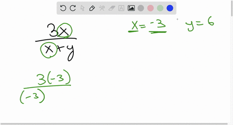 evaluate-the-expression-when-x-3-and-y6-frac3-xxy-49695