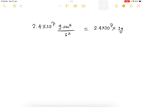 convert-the-following-measurement-24-times-107-fracmathrmg-cdot-mathrmcm2mathrms2square-fracmathrmkg-cdot-mathrmm2mathrms2