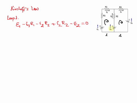 b-using-the-indicated-directions-for-the-currents-write-two-loop-equations-select-any-two-loops-and-use-the-clockwise-direction-2i1r1-irz-e1-and-62-izrz-igra-e3-0-51-2i1rp-irz-2-0-and-i2r2-i-15995