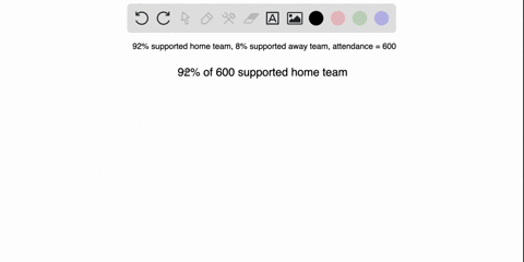at-a-football-game-92-of-people-attending-were-supporting-the-home-team-while-8-were-supporting-the-visiting-team-if-the-total-number-of-people-attending-the-game-was-600-how-many-people-att-89308