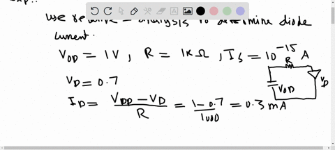 determine-the-forward-voltage-forward-current-for-the-diode-in-given-figure-for-complete-diode-models-also-find-the-voltage-across-the-limiting-resistor-in-each-case-assume-rd-10-ohm-at-he-d-44977