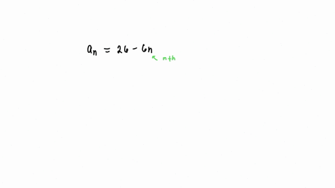 if-an-26-6n-find-the-5th-term-in-the-sequence