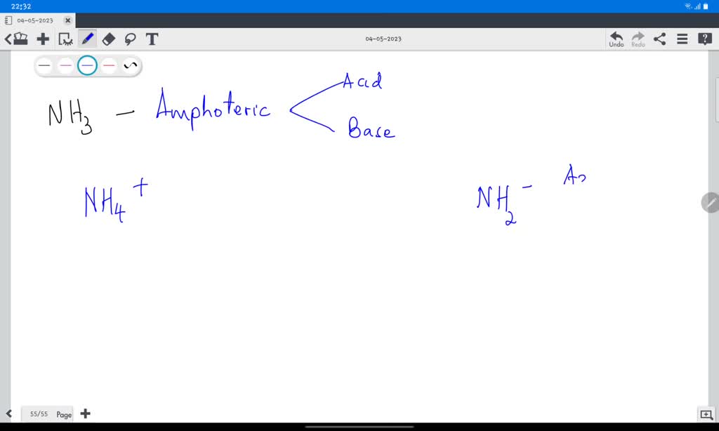 SOLVED Ammonia, NH 3, is amphoteric. (a) Draw the conjugate acid of NH