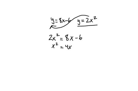 find-the-points-of-intersection-of-the-lines-y-8x-6-and-y-2x2