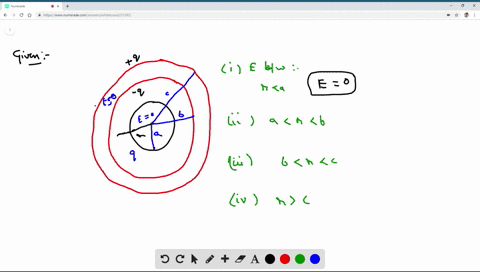 a-sphere-in-a-sphere-a-solid-conducting-sphere-carrying-charge-q-has-radius-a-it-is-inside-a-concentric-hollow-conducting-sphere-with-inner-radius-b-and-outer-radius-c-the-hollow-sphere-has-no-net-cha