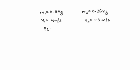two-clay-balls-collide-head-on-in-a-perfectly-inelastic-collision-the-first-ball-has-a-mass-of-05-kg-and-an-initial-velocity-of-4-ms-to-the-right-the-second-ball-has-a-mass-of-025-kg-and-an-94575
