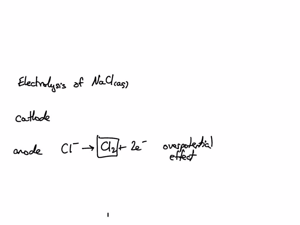 SOLVED State the product forms at each electrode in the electrolysis