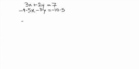 solve-the-following-system-3x-2y-7-45x-3y-105-29273