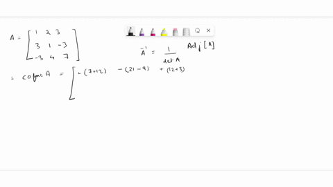 use-the-adjoint-method-to-find-the-inverse-of-the-matrix-be-sure-to-define-and-evaluate-m-c-ct-aland-finally-21504