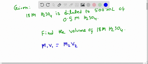 what-volume-of-18-m-sulfuric-acid-must-be-diluted-with-distilled-water-to-prepare-5000-ml-of050-m-h2so4-a-0014-ml-b-014-ml-14-ml-9-14-ml-e-140-ml-33727