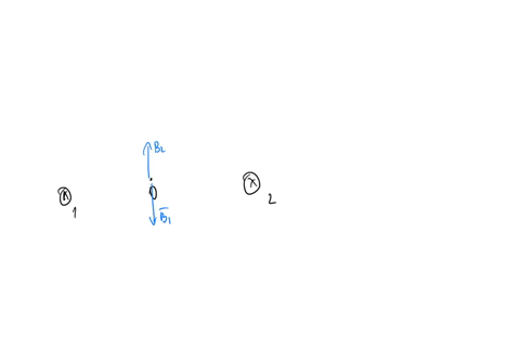 three-long-straight-conducting-wires-each-carries-equal-current-i-6-a-two-of-them-are-directed-into-the-page-and-the-other-out-of-the-page-perpendicularly-find-the-magnitude-in-t-and-direction-of-the-