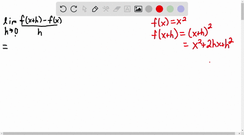 use-the-limit-definition-to-find-the-derivative-of-fx-x2