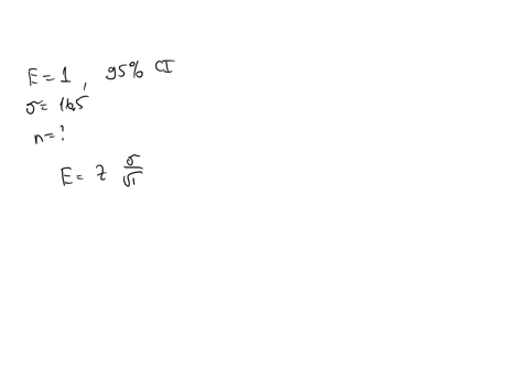 determine-the-minimum-sample-size-required-when-you-want-to-be-95-confident-that-the-sample-mean-is-within-one-unit-of-the-population-mean-and-165-assume-the-population-is-normally-distribut-87123