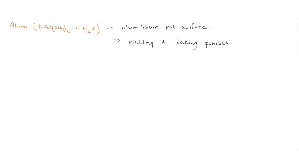 SOLVED Alum, KAl(SO4)2Â·12H2O, is a soluble salt hydrate. Is it acidic