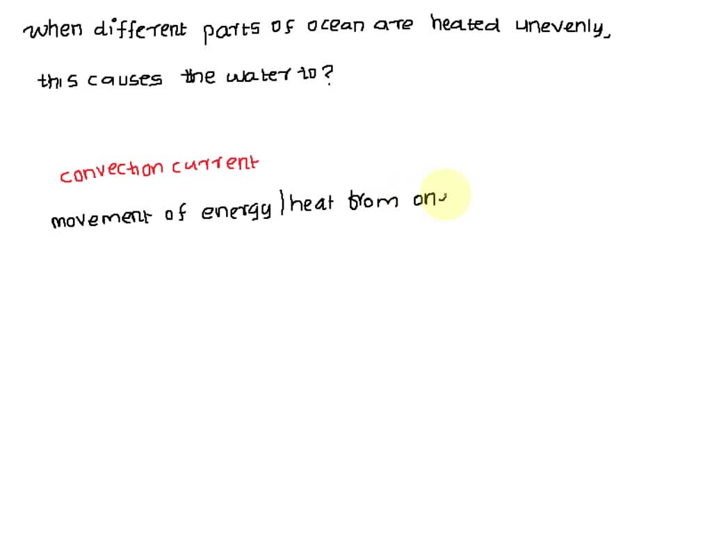 SOLVED Warm air and water both tend to rise while cooler air and water