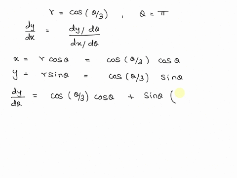 find-the-slope-of-the-tangent-line-to-the-given-polar-curve-at-the-point-specified-by-the-value-of-r-cos3-72662