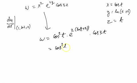 a-space-curve-let-w-x2e2y-cos-3z-find-the-value-of-dw-dt-at-the-point-1-ln-2-0-on-the-curve-x-cos-t-y-ln-t-2-z-t-49664