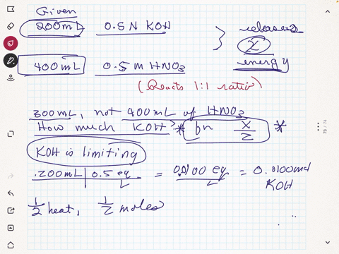 200ml-of-005nkoh-is-mixed-with-400ml-of-005nhno_3-and-the-heat-released-x_1-was-noted-if-instead-of-400ml-of-005nhno_3-300ml-005mhno_3-is-taken-then-choose-the-correct-option-for-koh-so-that-79096