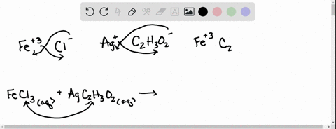 does-reaction-occur-when-aqueous-solutions-of-ironiii-chloride-and-silveri-acetate-are-combined-yes-no-if-a-reaction-does-occur-write-the-net-ionic-equation-use-the-solubility-rules-provided-18377
