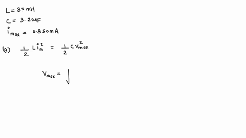 in-an-lc-circuit-l-850-mh-and-c-320-f-during-the-oscillations-the-maximum-current-in-the-inductor-is-0850-ma-a-what-is-the-maximum-charge-on-the-capacitor-b-what-is-the-magnitude-of-charge-o-21516