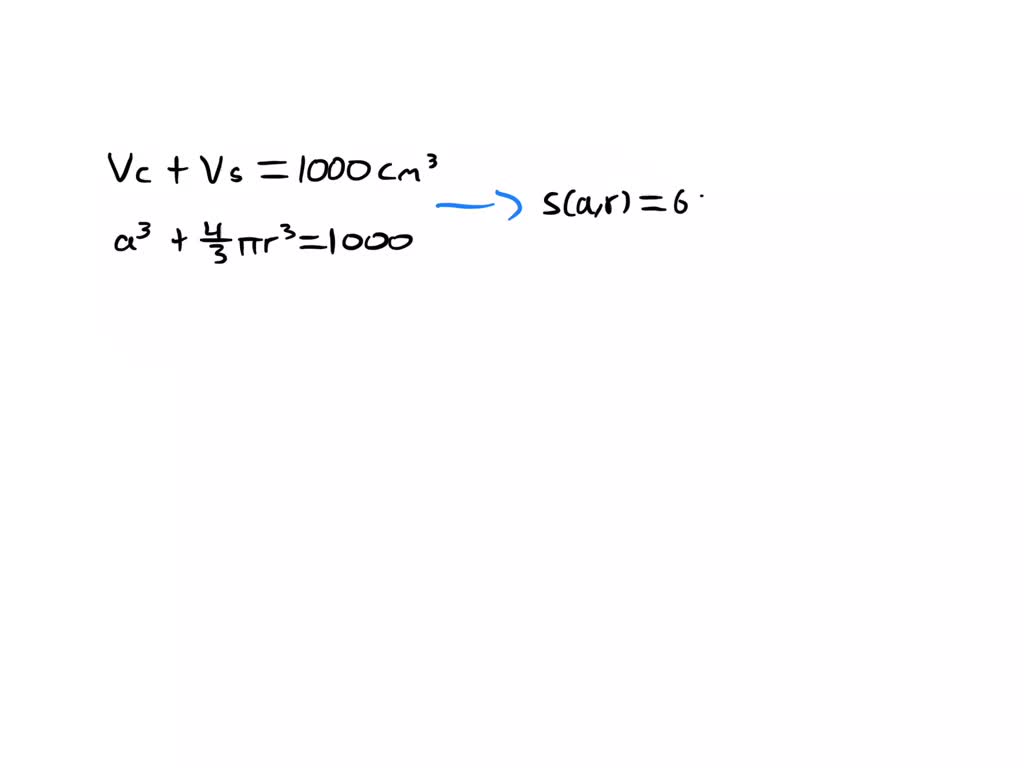 solved-the-sum-of-volume-of-a-cube-and-a-sphere-is-1000cm-3-what