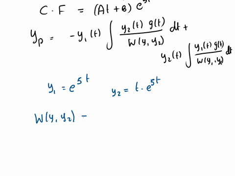 find-a-general-solution-to-the-differential-equation-y-10y-25y-t-5-e-5t-the-general-solution-is-yt-35874