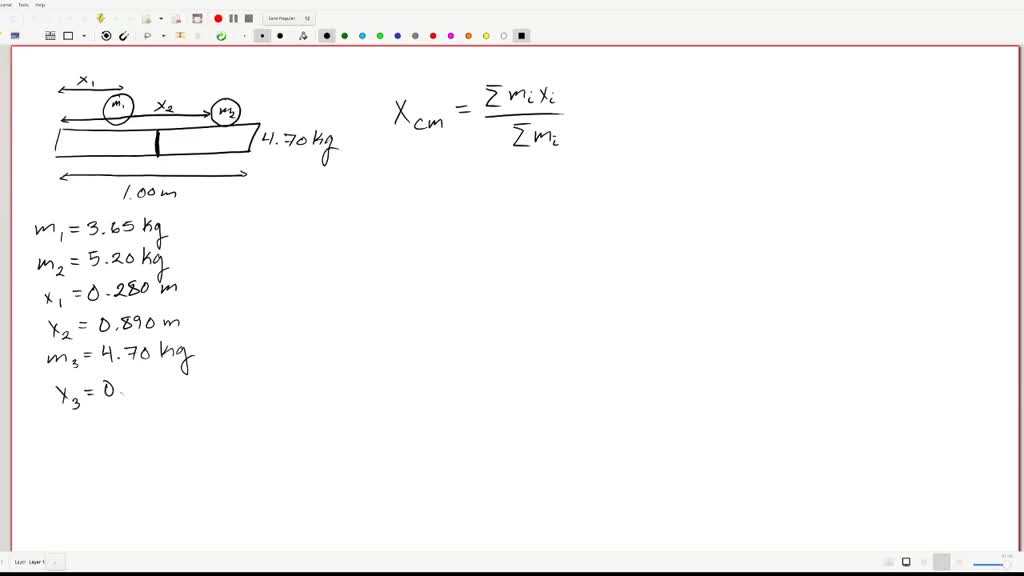 SOLVED Two bowling balls are at rest on top of a uniform wooden plank