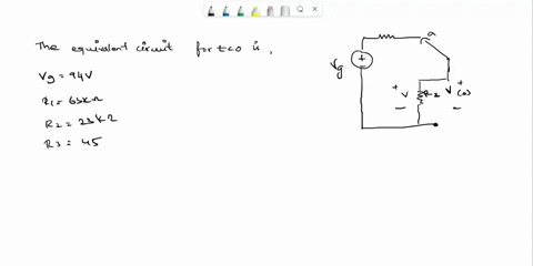 part-a-find-the-initial-voltage-across-the-capacitor-for-the-given-circuit-figure-1-the-switch-has-been-at-position-a-for-a-long-time-find-the-initial-voltage-across-the-capacitor-assume-tha-14254