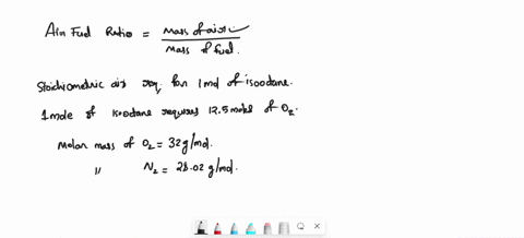 example-1-isoocatane-is-burned-with-120-theoretical-air-in-a-small-three-cylinder-turbocharged-automobile-engine-calculate-1-air-fuel-ratio-2-fuel-air-ratio-3-equivalence-ratio-11492