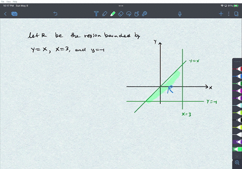 double-integral-over-a-general-region-integrate-the-function-fxy-x2-y-over-the-region-d-bounded-by-the-lines-y-x-x-3-and-y1-d-fx-yda-24483