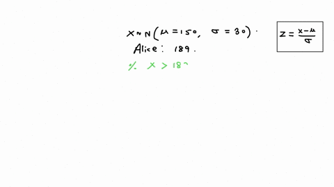 standardized-test-a-scores-are-normally-distributed-with-mean-150-and-standard-deviation-30-alice-scored-189-on-this-test-what-percent-of-test-takers-scored-higher-than-alice-51003